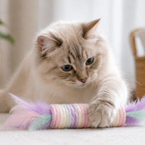 Jouet pastel pour chat